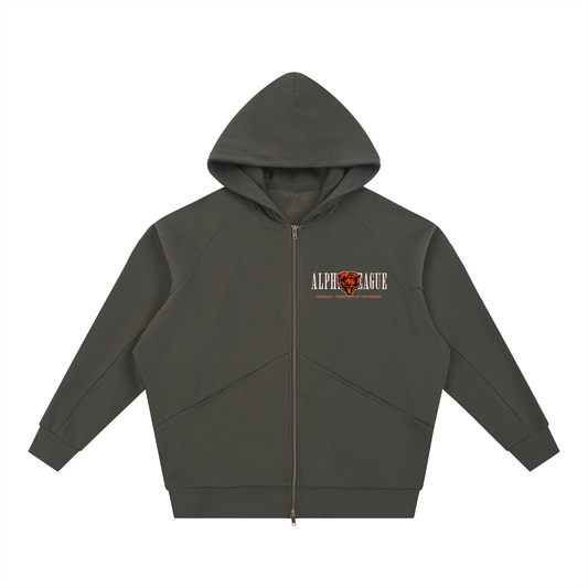 ALPHA LEAGUE x MONSTERS OF THE MIDWAY ZIP HOODIE