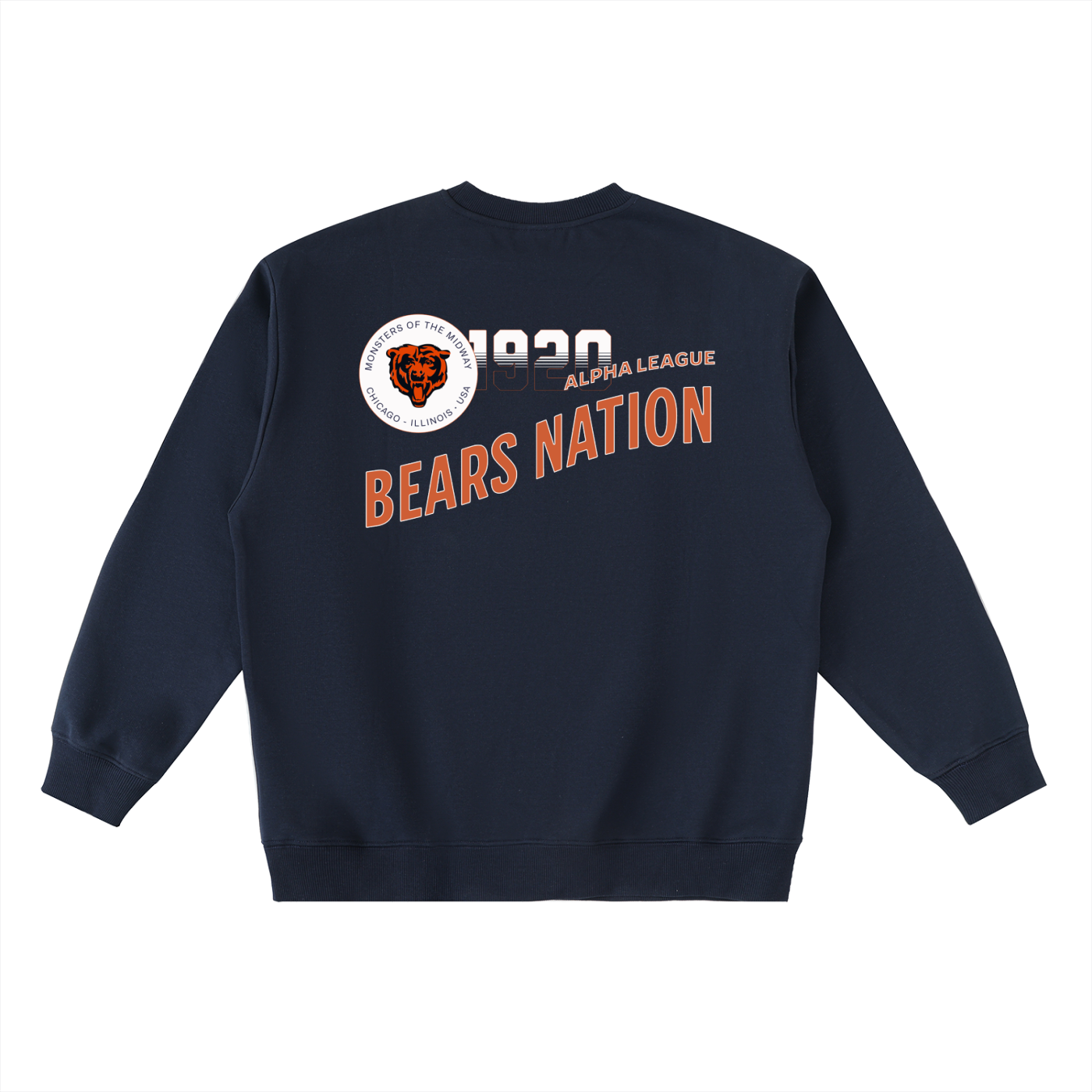 ALPHA LEAGUE x BEARS NATION OVERSIZED SWEATSHIRT