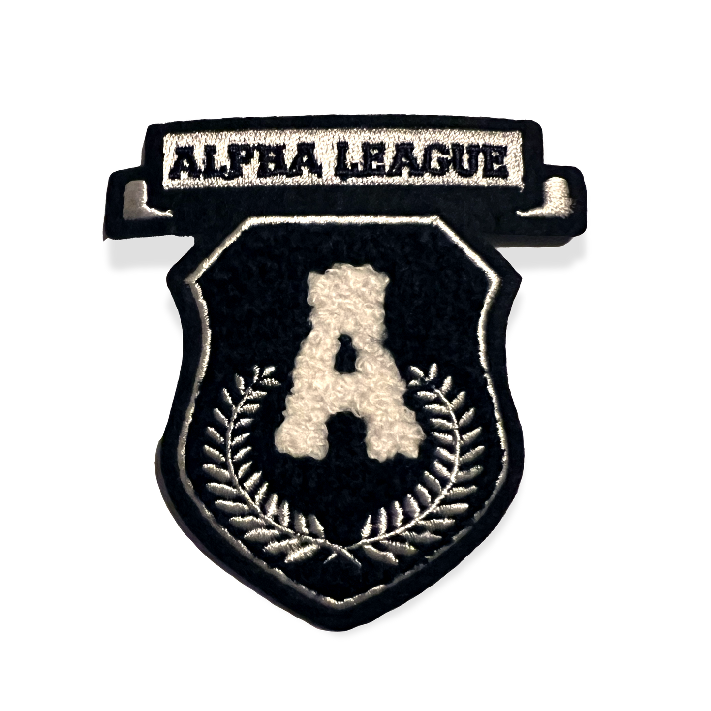 ALPHA LEAGUE CHENILLE PATCH