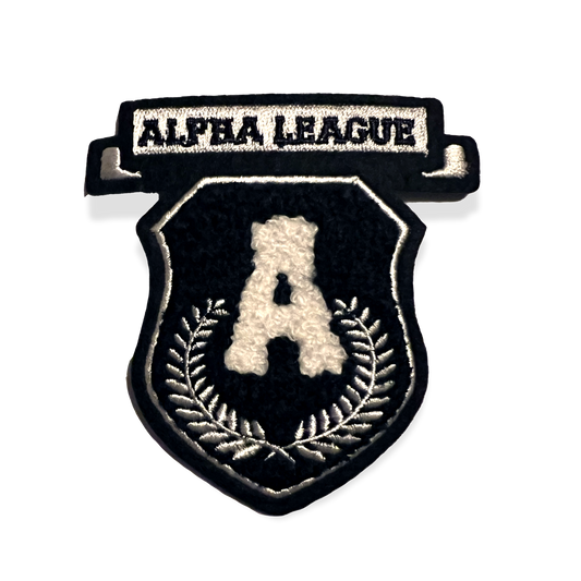 ALPHA LEAGUE CHENILLE PATCH