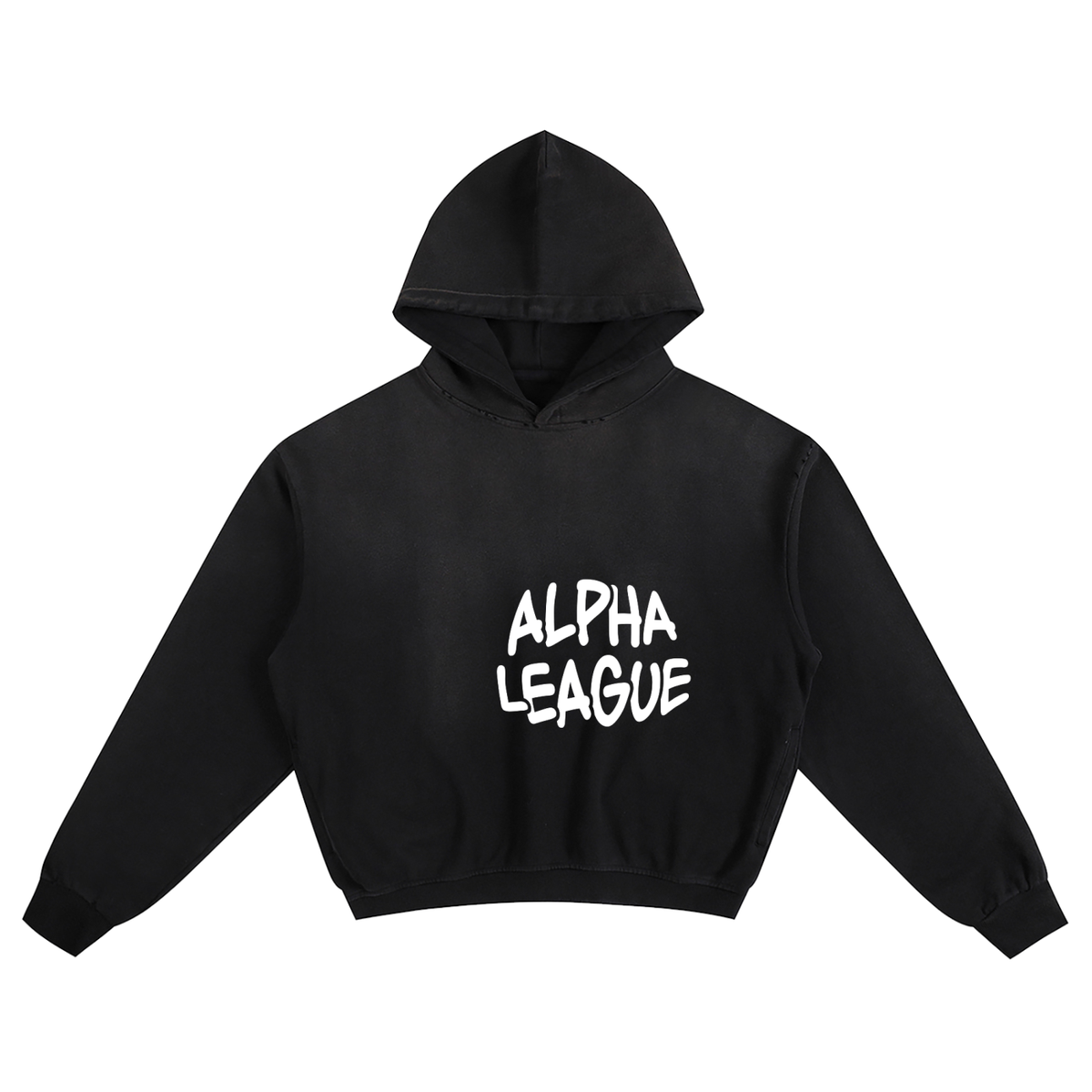 ALPHA LEAGUE SUN-FADED BOX HOODIE