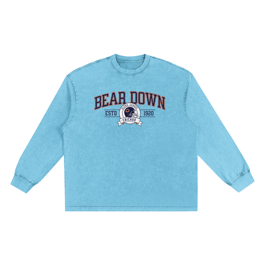 BEAR DOWN x ALPHA LEAGUE LONG SLEEVE T-SHIRT