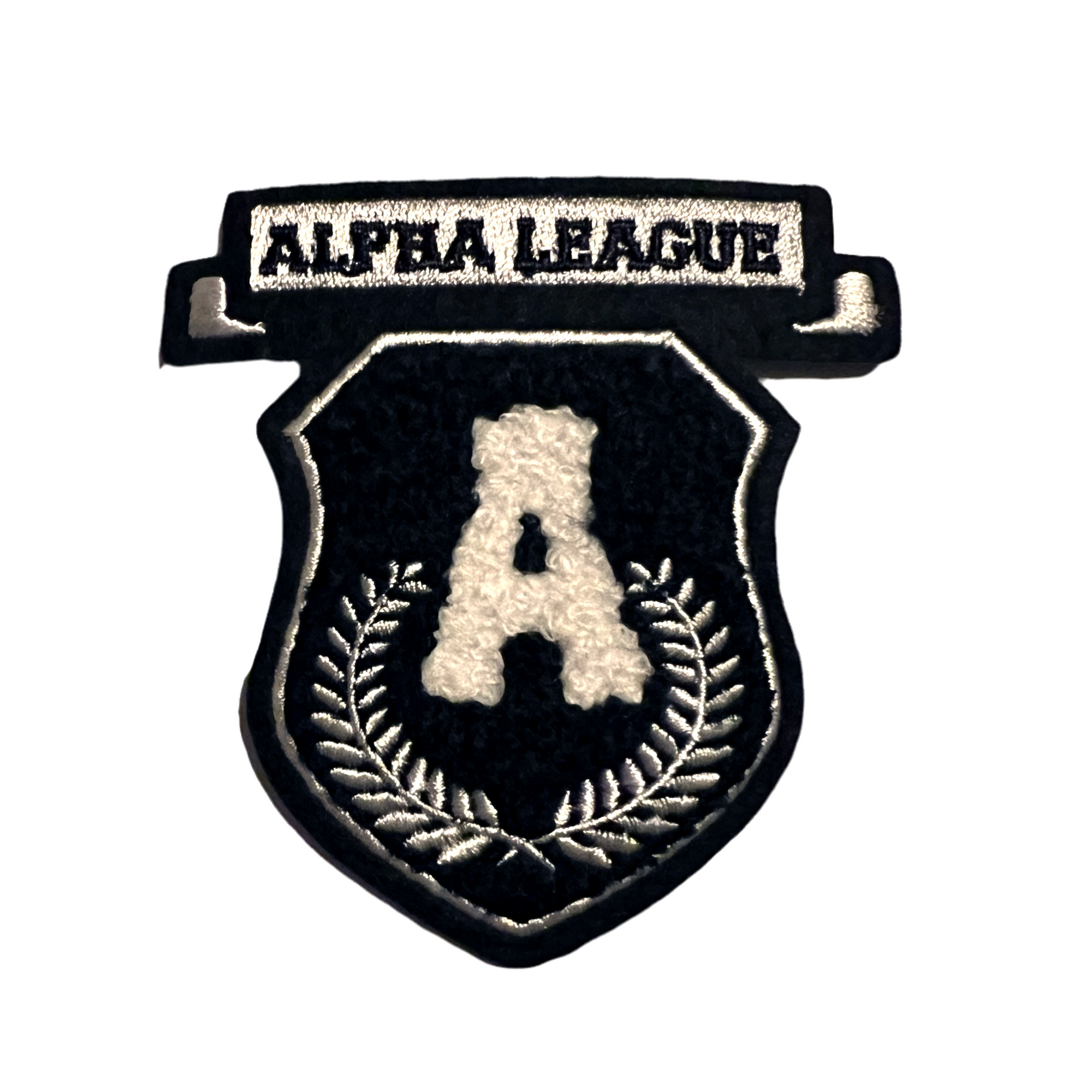 CHENILLE ALPHA LEAGUE PATCH