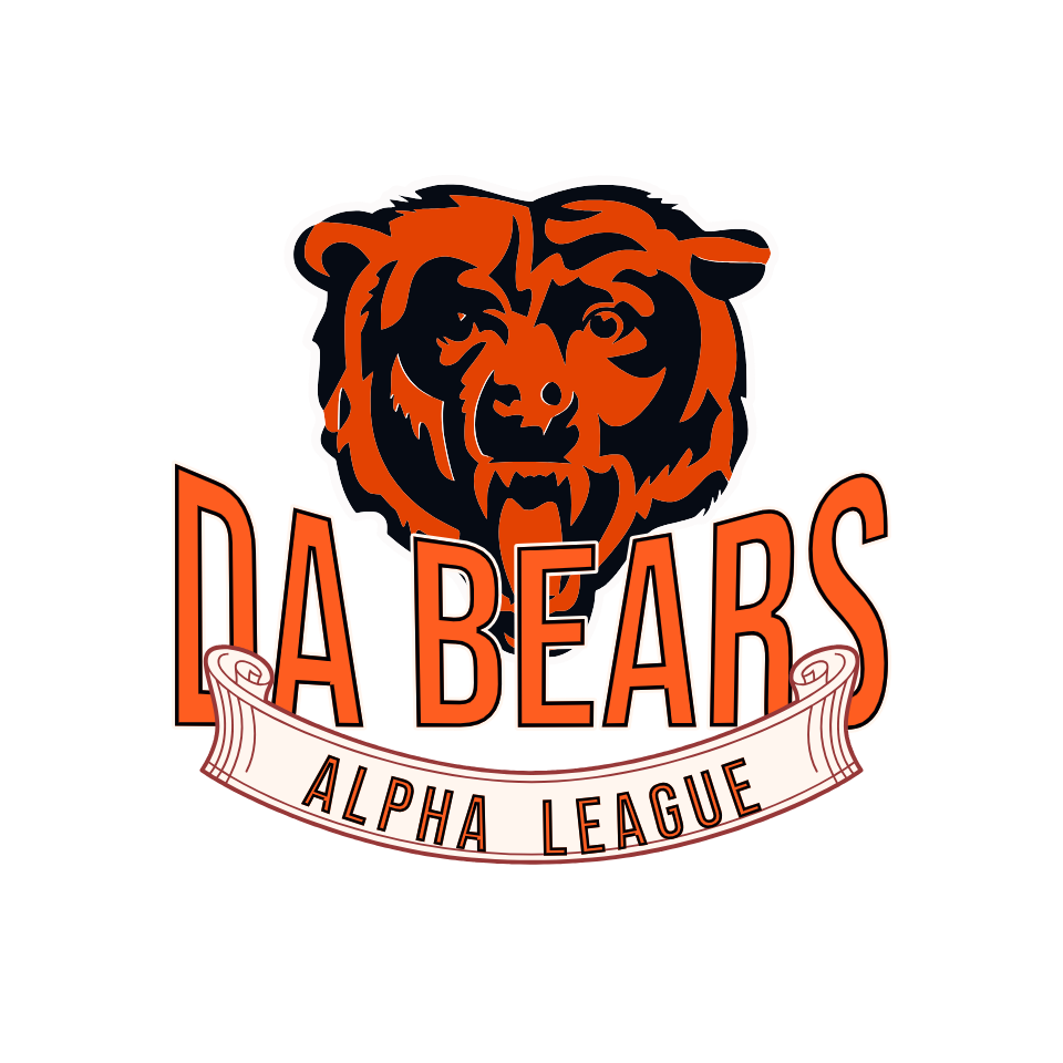 DA BEARS BADGED LOGO T-SHIRT