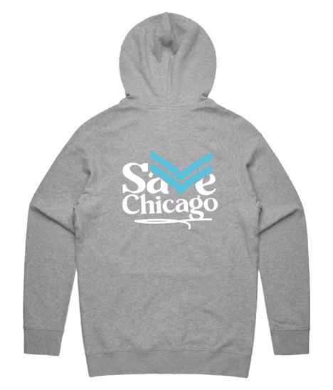 Save Chicago hoodie