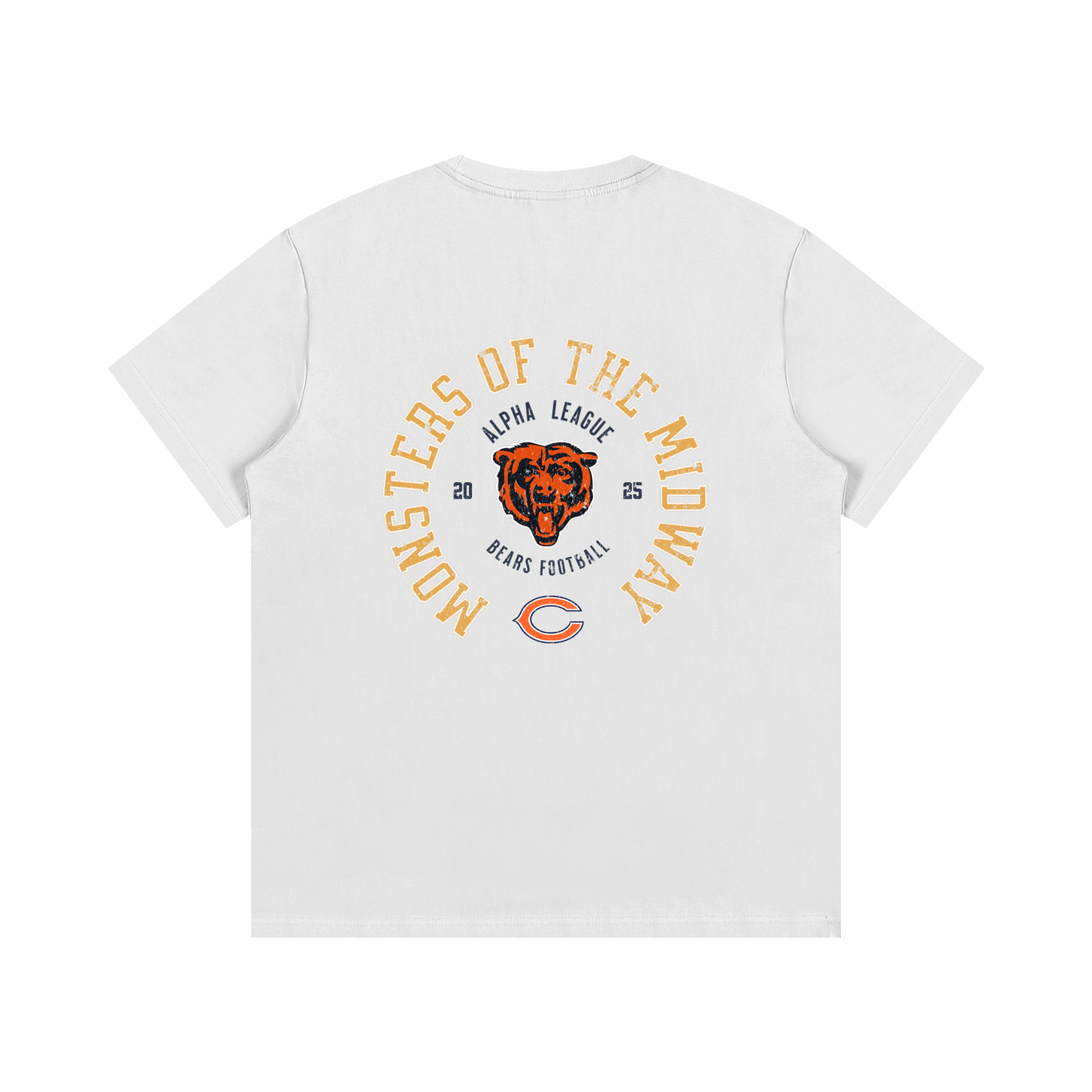 BEAR DOWN BADGED LOGO T-SHIRT