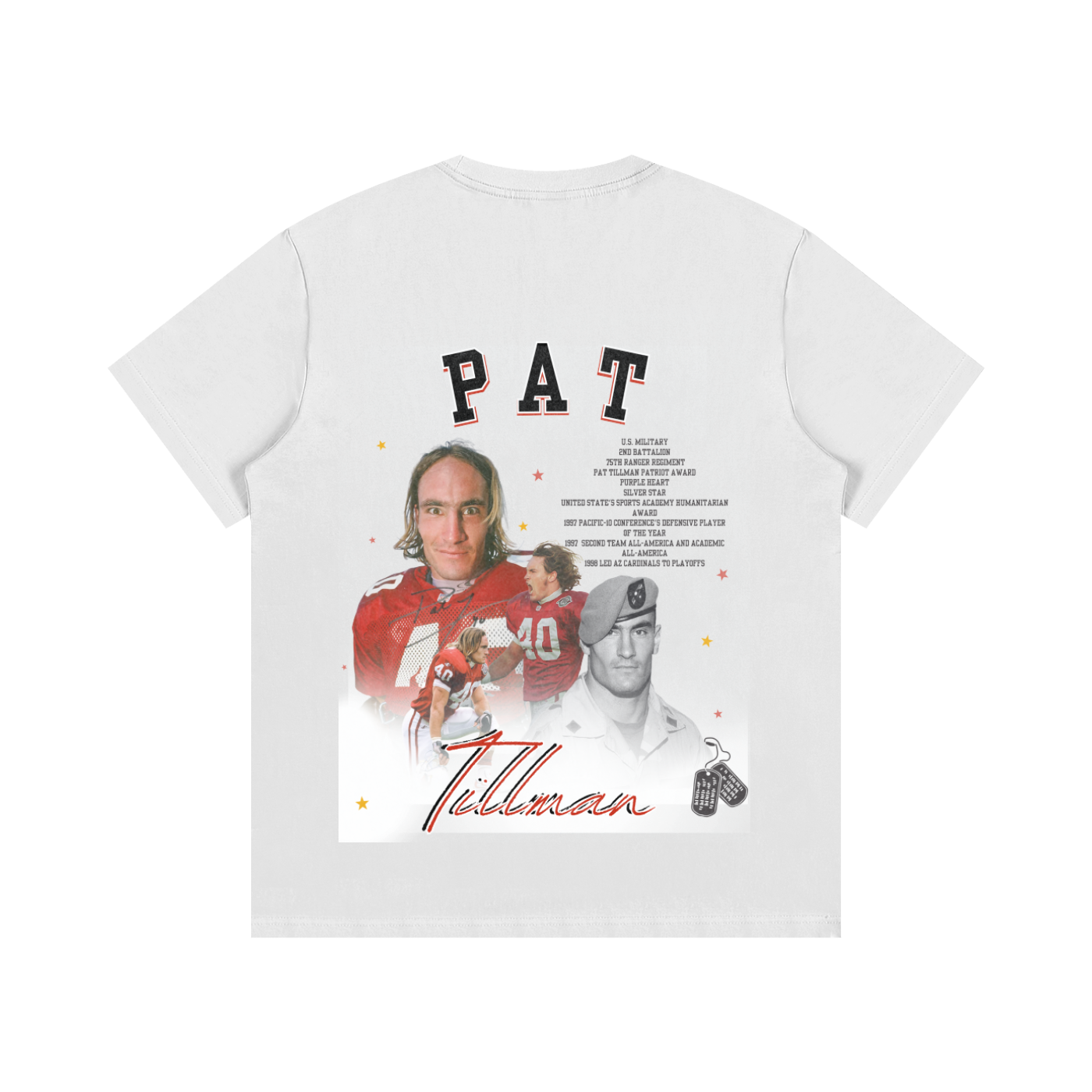WARRIOR PRIDE PROJECT X PAT TILLMAN OVERSIZED T-SHIRT