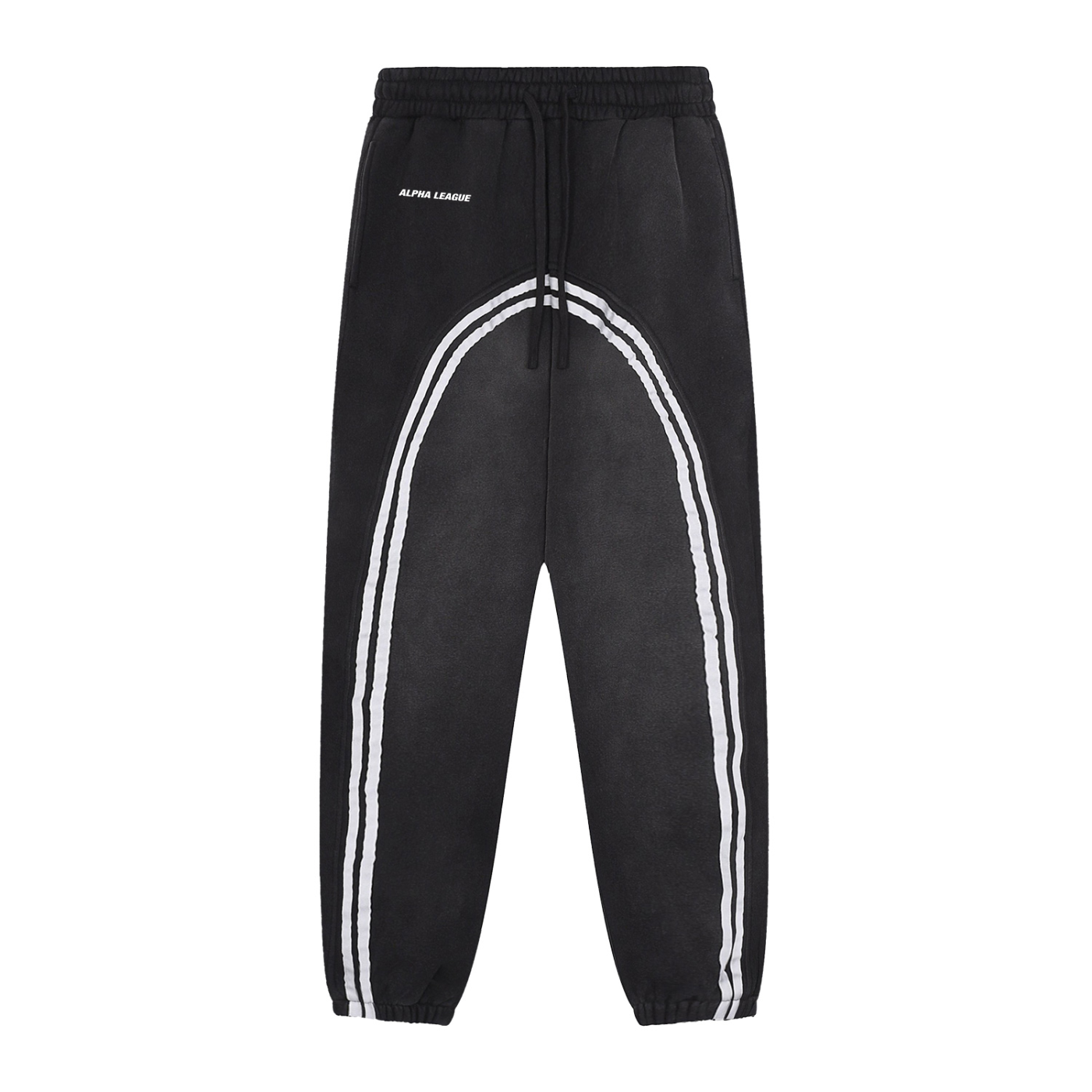 ALPHA LEAGUE CONTRAST TAPE FLEECE SWEAT-PANTS