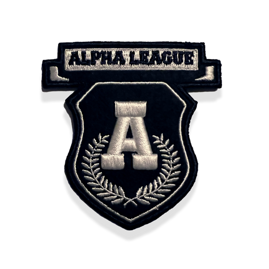 ALPHA LEAGUE EMBROIDERED  PATCH