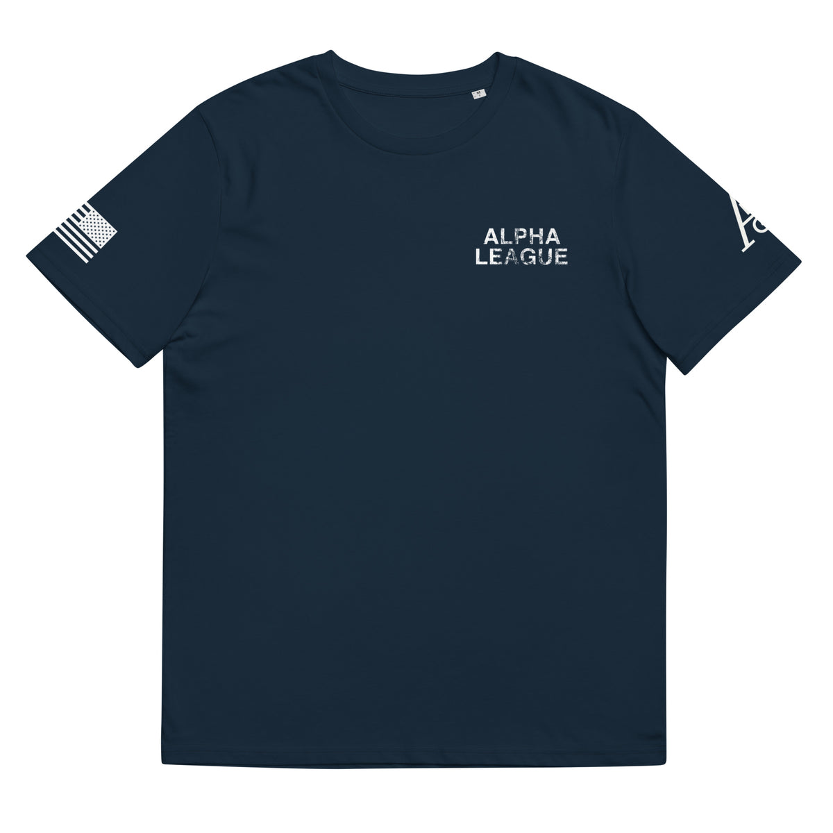 ALPHA LEAGUE ESSENTIAL LOGO T-SHIRT [NAVY]